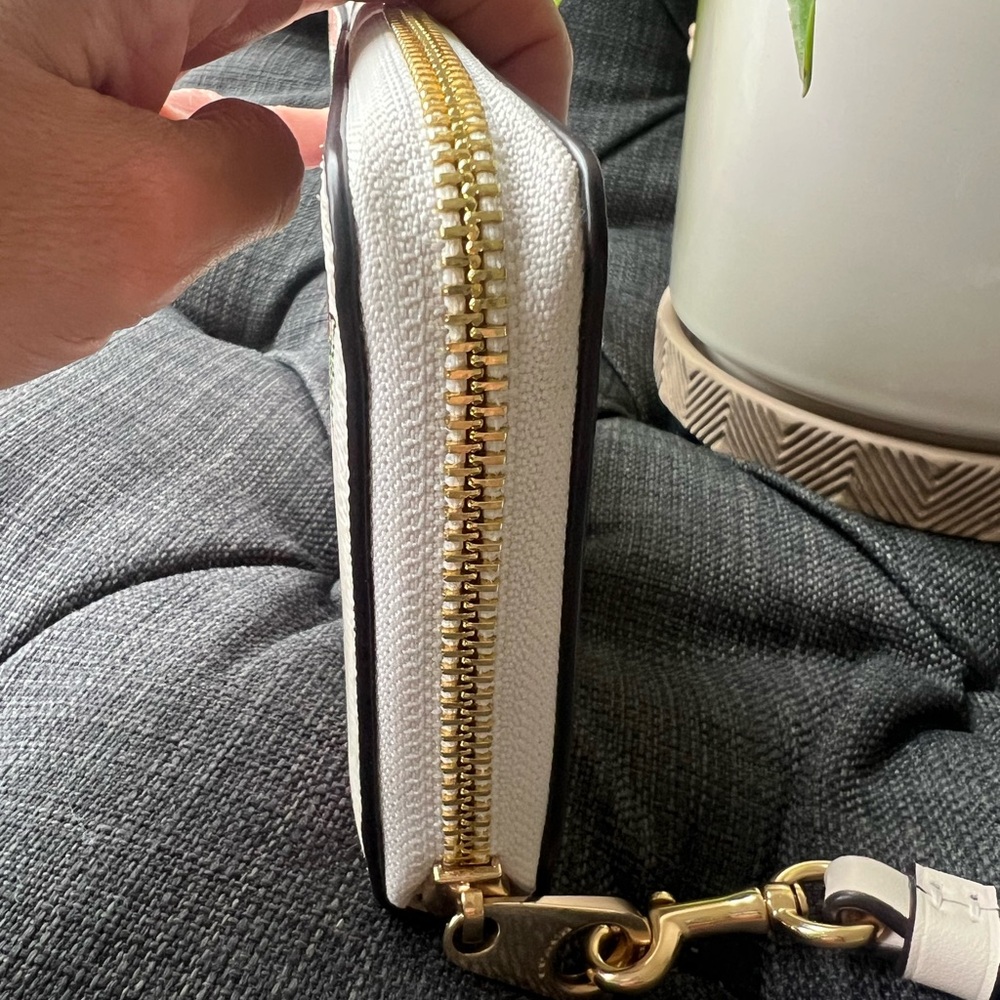 Coach Strawberry Zip Wristlet Wallet - Picture 4 of 12
